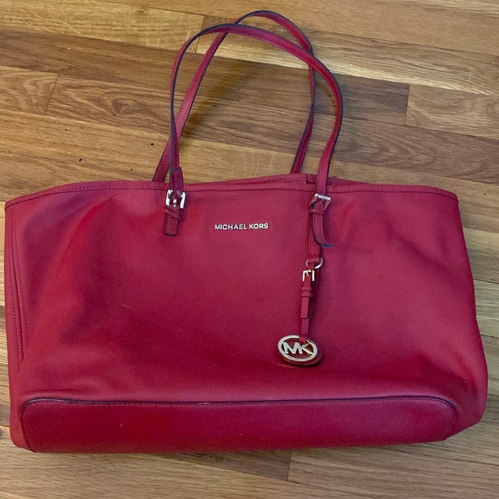 Michael Kors Women’s Red Tote Bag OS